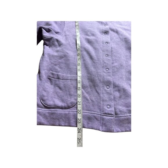 Vintage Classic Elements XL Violet Cardigan Sweater Long Sleeve Button-Up - Picture 4 of 7